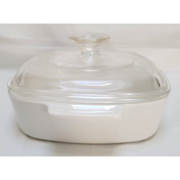 Vintage Corning Ware Wildflower 1 Quart Casserole Dish A-1-B with Matching Lid - Picture 4 of 11